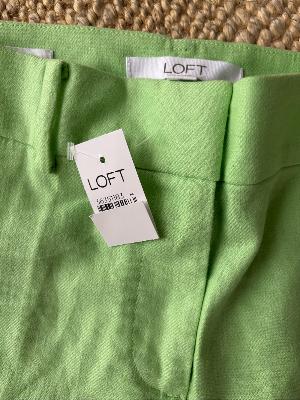 LOFT Light Mint Green Dress Pants - Picture 3 of 5